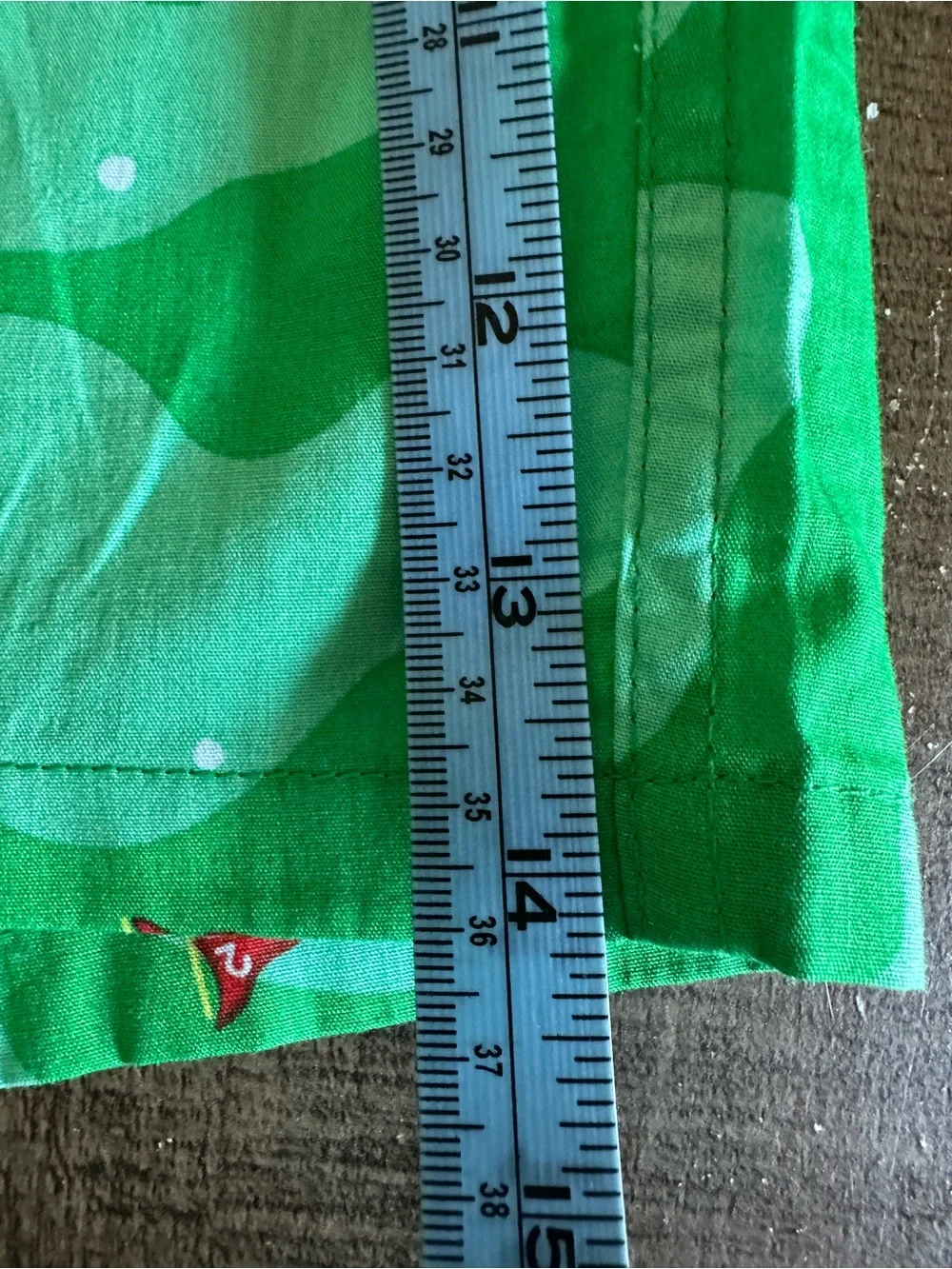 Old Navy Golf Course Print Boxer Shorts Men's Small Green Novelty Lounge Sleep